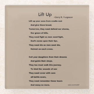LIFT UP GLASS COASTER
