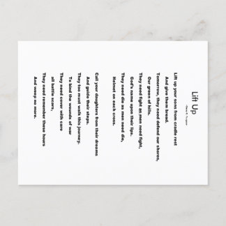 LIFT UP POSTCARD