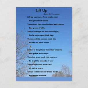 LIFT UP POSTCARD