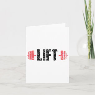Lift Weightlifting Gym Lifting Workout  Card