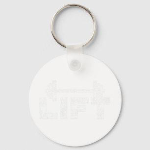 Lift Workout Lifting Weightlifting Gym 1 Key Ring