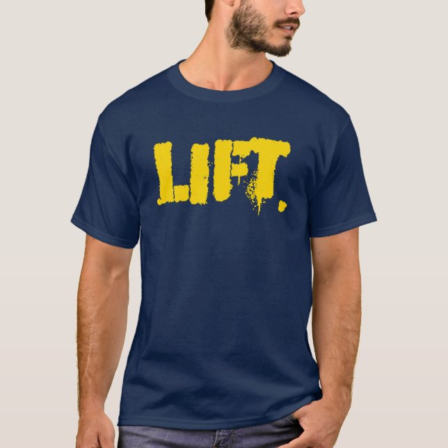 LIFT Yellow T-Shirt (Front)