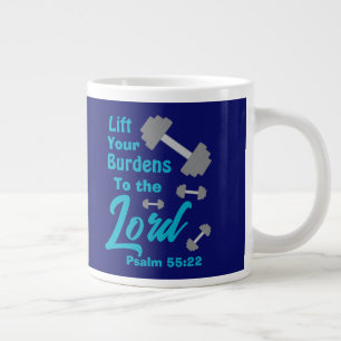 Lift Your Burdens Large Coffee Mug