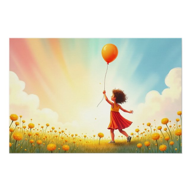 Lifted by Light – A Girl, A Balloon, A Field of Ho Poster (Front)