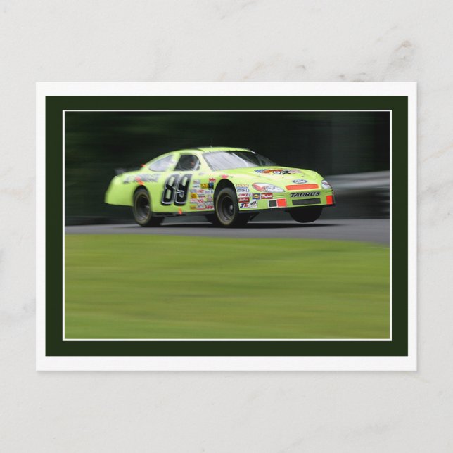 Lifting A Wheel Postcard (Front)