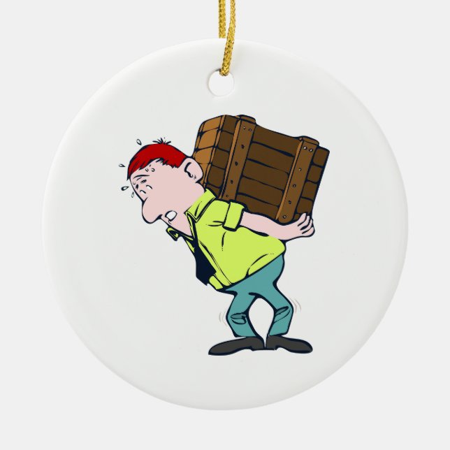 Lifting Ceramic Tree Decoration (Front)