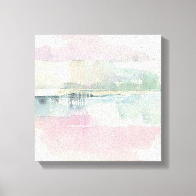 Lifting Fog | In Soft Pastels Canvas Print (Front)