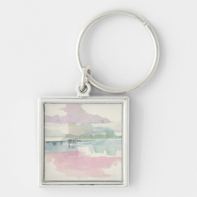 Lifting Fog | In Soft Pastels Key Ring (Front)