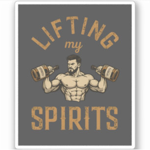 Lifting My Spirits -Bodybuilding Gym Humor- Funny