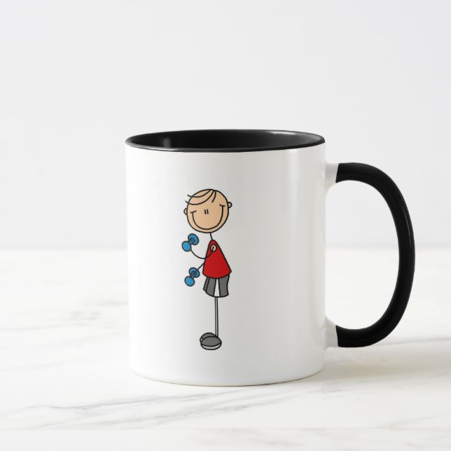 Lifting Weights Tshirts and Gifts Mug (Right)
