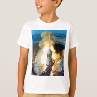 Liftoff of the Apollo 11 Saturn V Space Vehicle