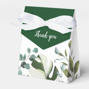 LIFY Botanical Eucalyptus Leaves Wedding Favour Box