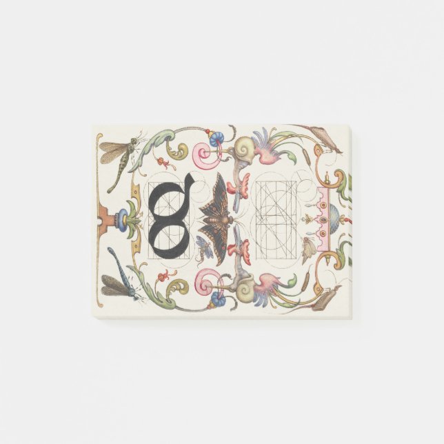 Ligature do from Mira Calligraphiae Monumenta Post-it Notes (Front)