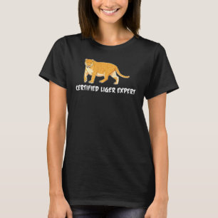 Liger Expert Lion Tiger Wild Zoo Animal T-Shirt