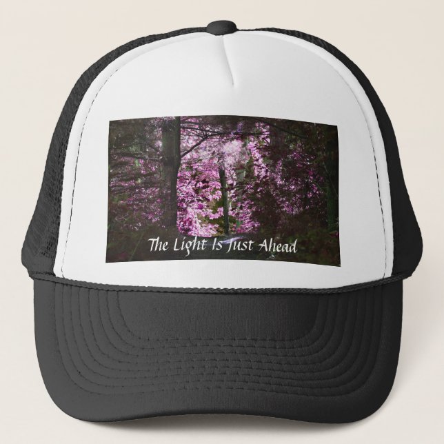 Light Ahead On Path Inspirational Hat (Front)