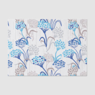 Light and Airy Hydrangea Floral Pattern Tissue Paper
