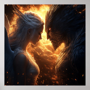Light and Dark - Dramatic Fantasy  Poster