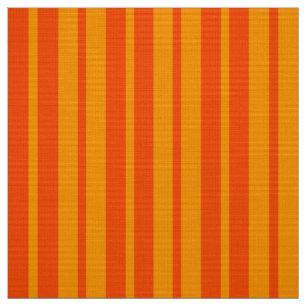 Light and Dark Orange Stylish Stripes Design  Fabric