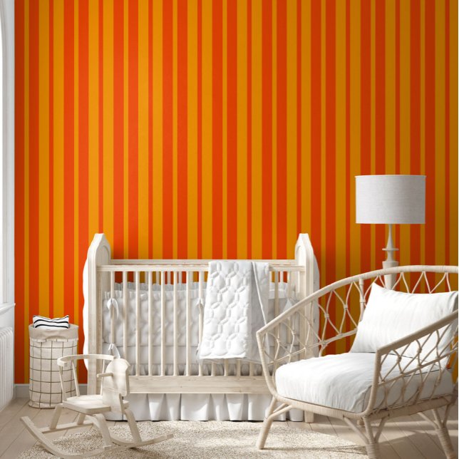 Light and Dark Orange Stylish Stripes Design  Wallpaper (Creator Uploaded)