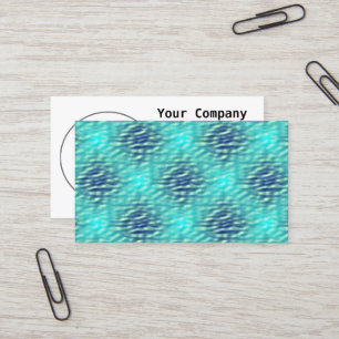 Light and Dark Pool Water Pattern Business Card