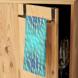Light and Dark Pool Water Pattern Tea Towel