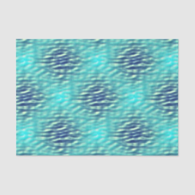 Light and Dark Pool Water Pattern Tissue Paper (Front)