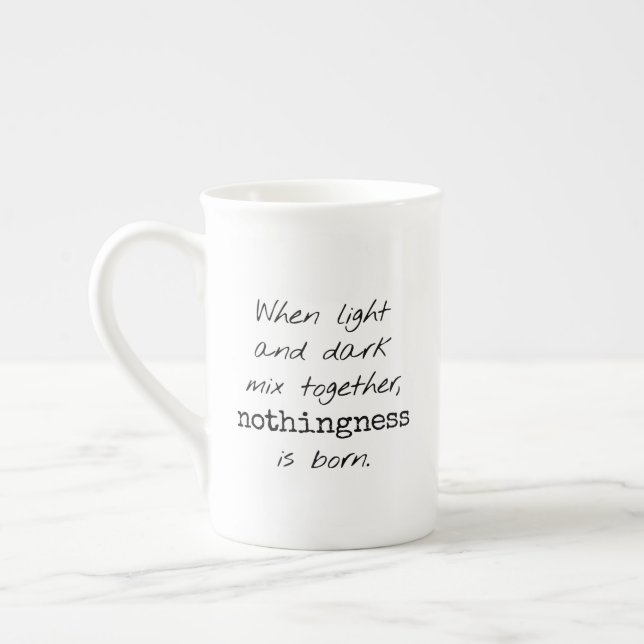 Light And Dark Speciality Mug (Left)