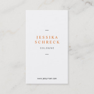 light and fine with copper calling card