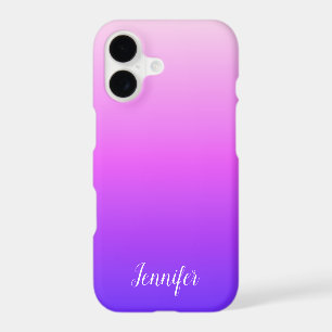 Light and Hot Pink Violet Personalised Ombre