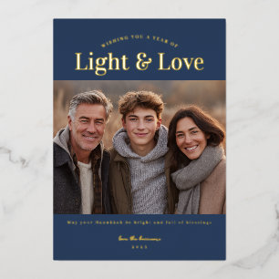 Light and Love Hanukkah Photo
