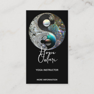 Light and Shadow Yin Yang Business Card