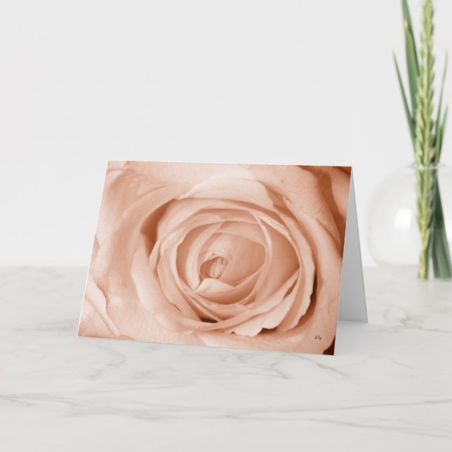 Light Apricot, Get Well Soon Card (Front)