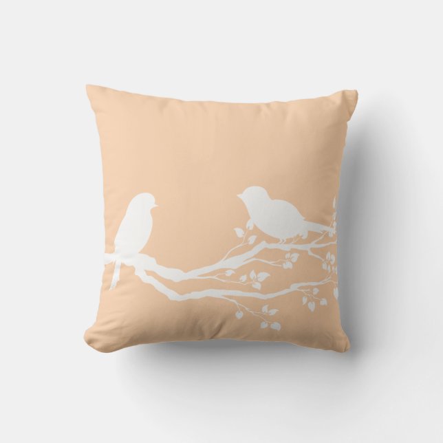 Light Apricot Nature Picture Cushion (Front)