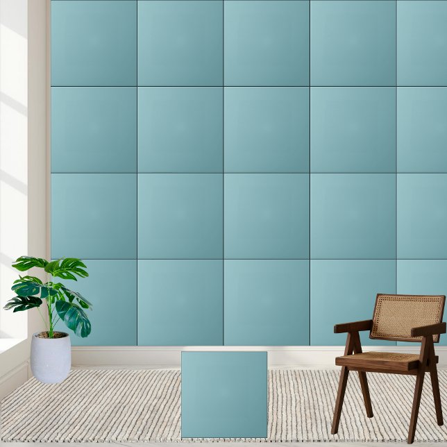 Light Aqua Blue Solid Colour Ceramic Tile (Light Aqua Blue Solid Color Ceramic Tile)