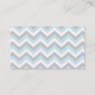 Light Aqua Turquoise Chevron Chic ZigZag Pattern Business Card