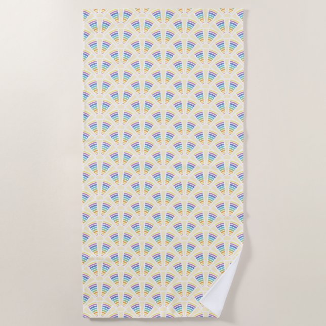Light Arches Beach Towel (Front)