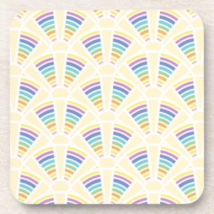 Light Arches Square Coaster