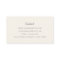 Light as a Feather Business Cards