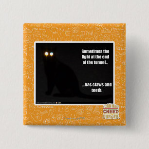 Light at the End of the Tunnel 15 Cm Square Badge