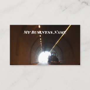 Light at the End of the Tunnel Business Cards