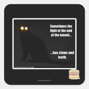 Light at the End of the Tunnel Square Sticker