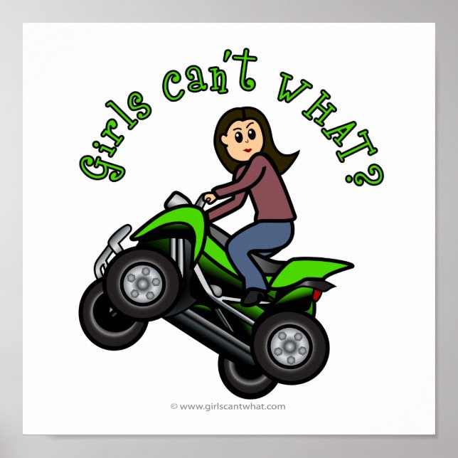 Light ATV | Four Wheeling Girl Poster (Front)
