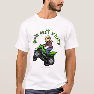 Light ATV Four Wheeling Girl T-Shirt