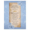 Light Baby Blue Gold Quince DIY Scroll Invitations