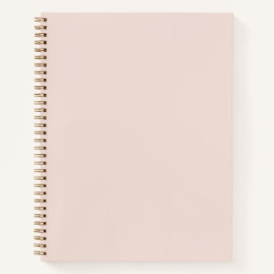 Light Ballet Slippers Pink Solid Color Notebook