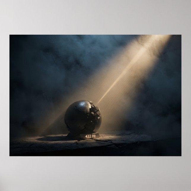 Light Beam Crystal Spirit Wall Art (Front)
