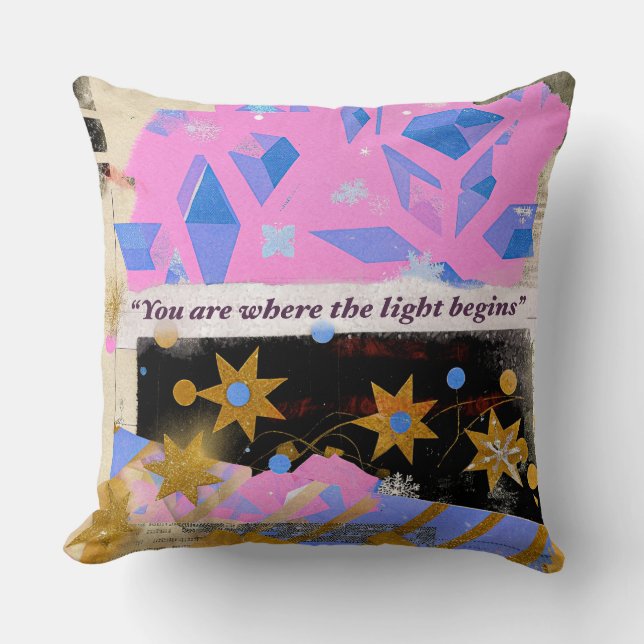 Light Begins – Art Pillow (Front)