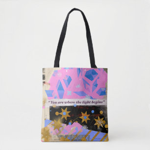 Light Begins – Modern Art Tote Bag