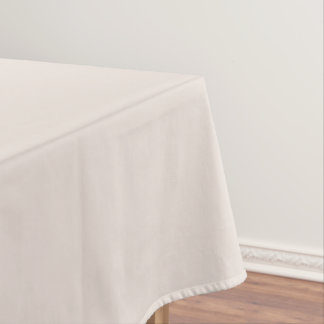 Light beige tablecloth