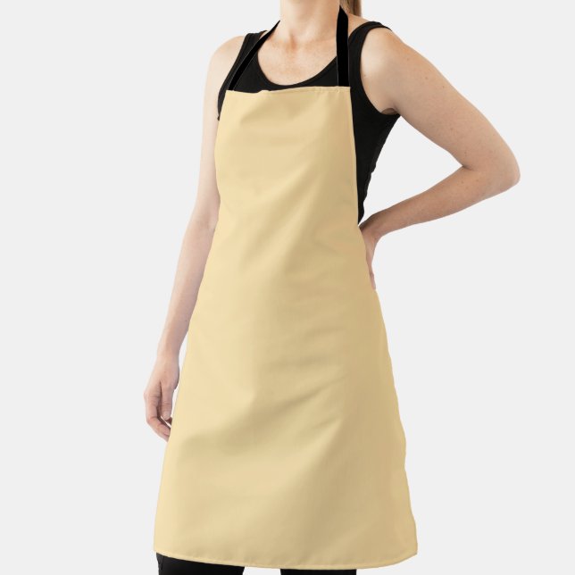light beige/yellow full-length apron  (Insitu)